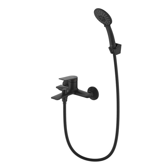 Смеситель Milardo Azure  AZUBL00M02  д/ванны черный мат