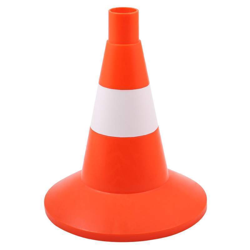 Конус сигнал  КС-1.4  320мм  (1 бел.полоса,мягкий) упругий