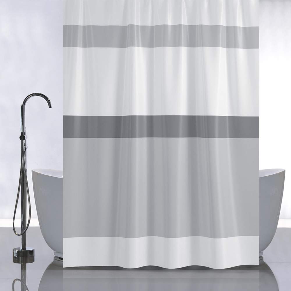 Штора д/ванной без колец 01-98 ПОЛОСЫ горизонтальные Санакс