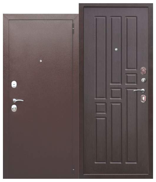 Дверь металлическая Гарда  8мм  Венге  960 R