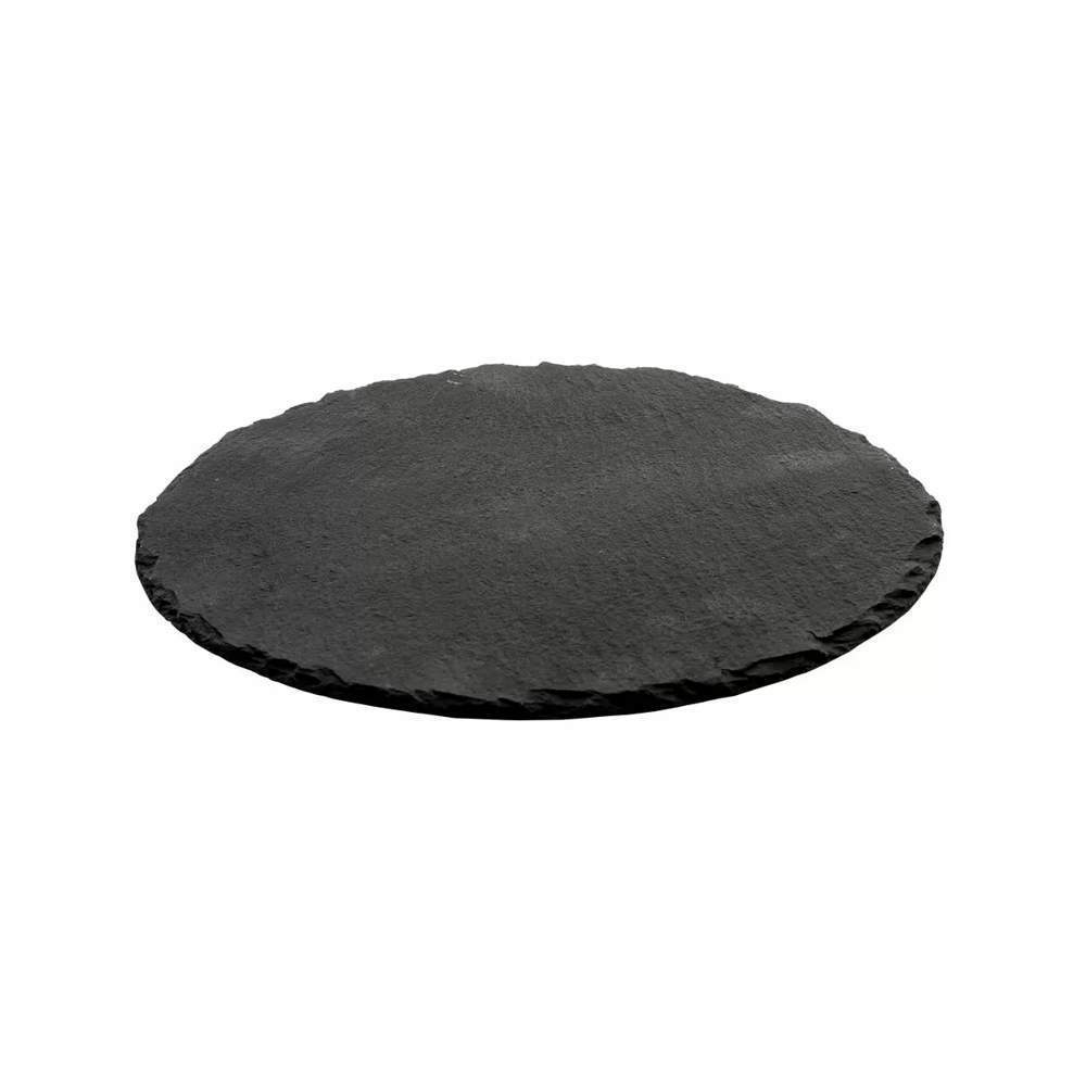 P.L. Proff Cuisine Блюдо д/подачи d25х0,5см черный сланец 81229058/MSL25  