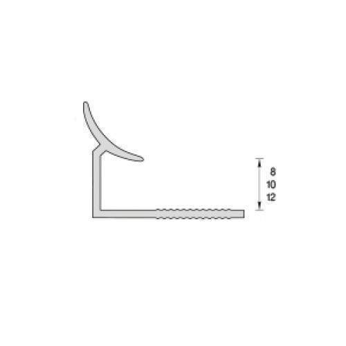 Профиль Деконика 8мм 2,5 м белый глянц 001-G