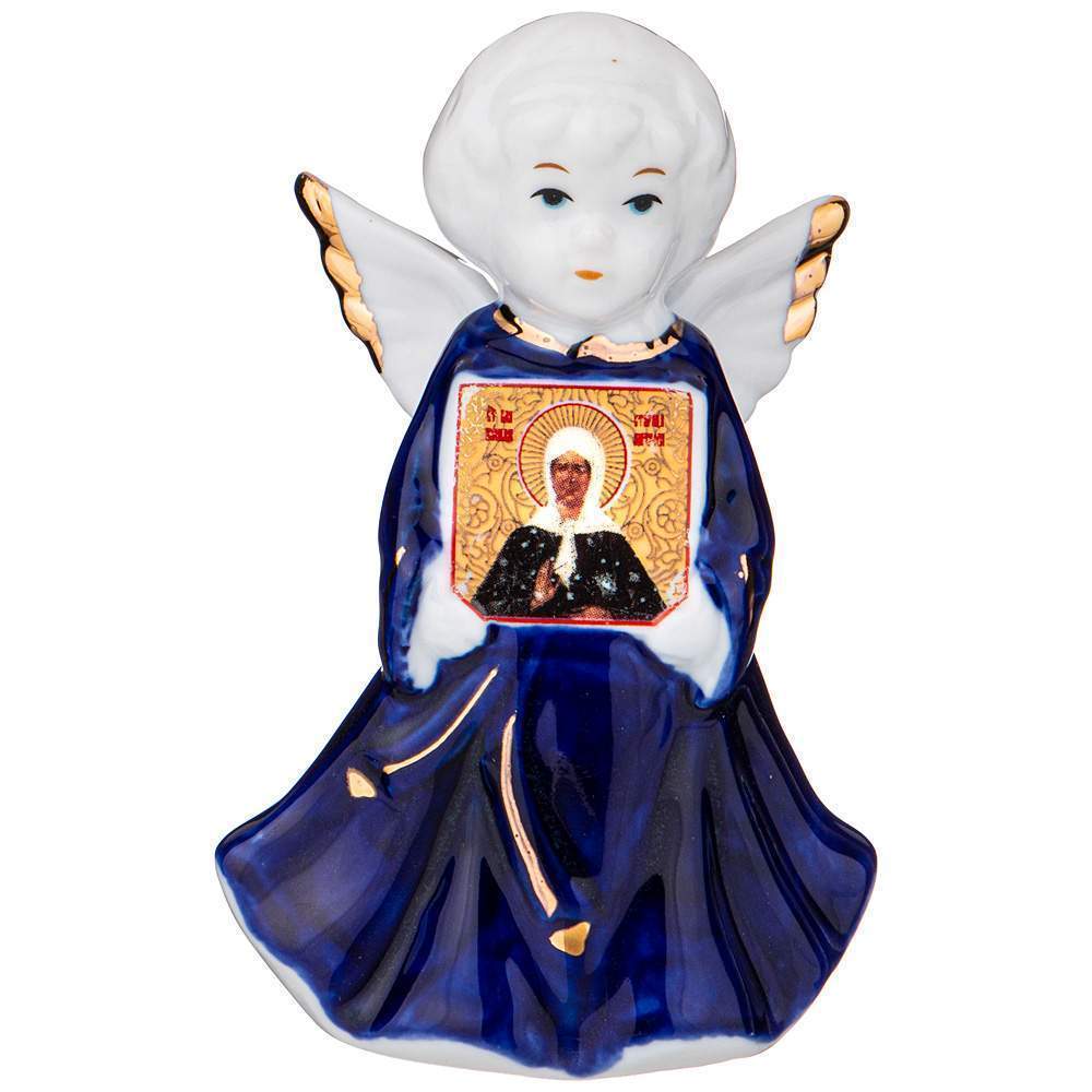 LEFARD Статуэтка 149-656 Ангелочек 10см Blau Weiss