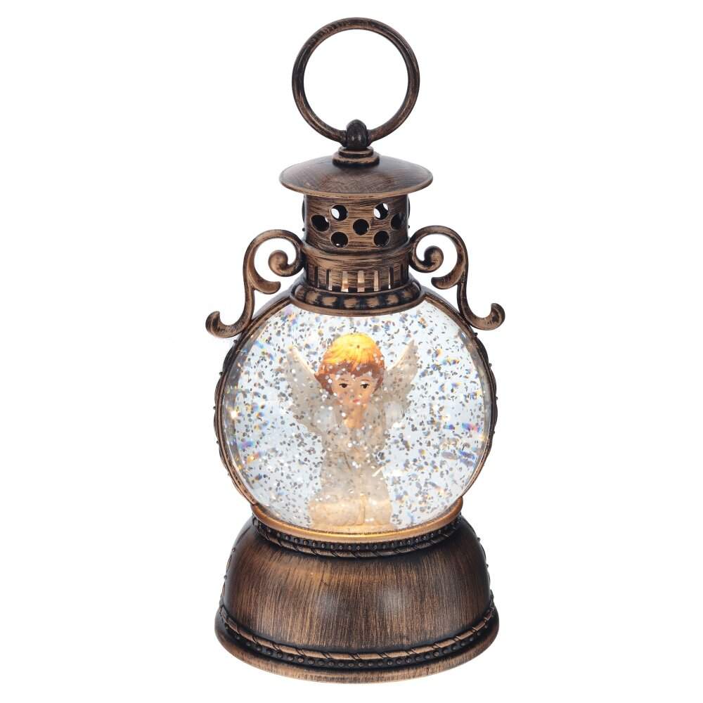 REMECO COLLECTION Фигурка 796155 Шар водяной Фонарь (подсветка,музыка,вьюга,3хААА) 11х11х24см