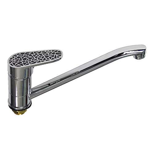 Смеситель BRIMIX  3350  кухонный  шар. ручка-черн.мозаика