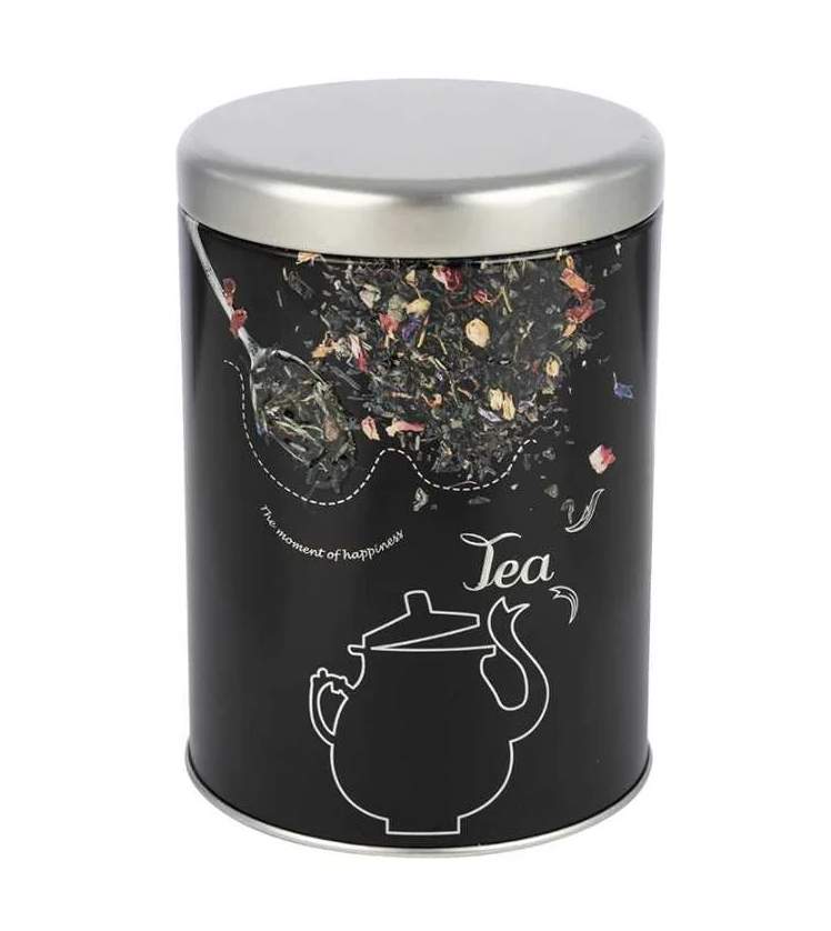 MALLONY Банка 8512 Чай 0,9л с крышкой 10,5х10,х15см металл