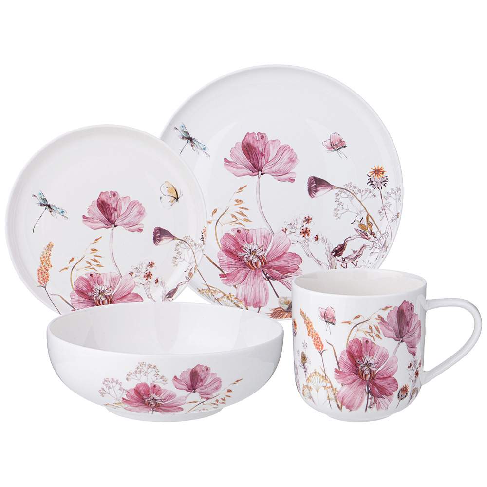 LEFARD Набор обеденный 577-202 Fiowers на 4персоны 16 предметов 