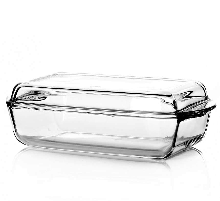 BORCAM Форма 59010 2750мл+1370мл прямоугольная с крышкой 339х190х70мм