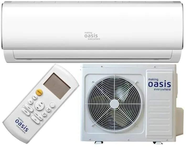 Сплит-система "making Oasis everywhere" O-9   27м2, ур.шума 28/52Дц, завод Hisense Китай