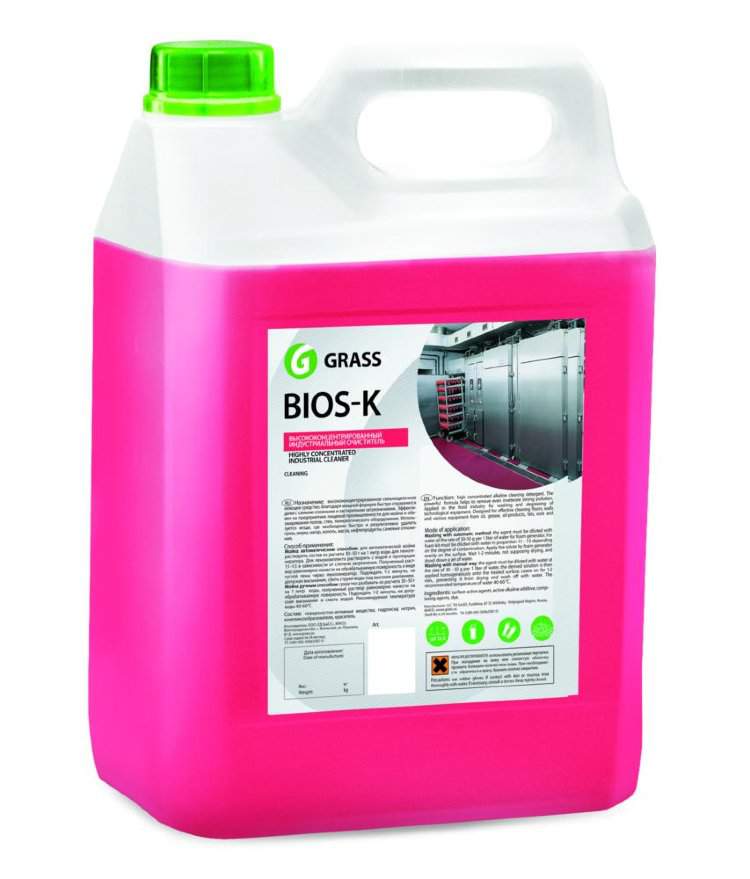 Моющее ср-во щелочное  GraSS Биос К  5,6кг(125196)