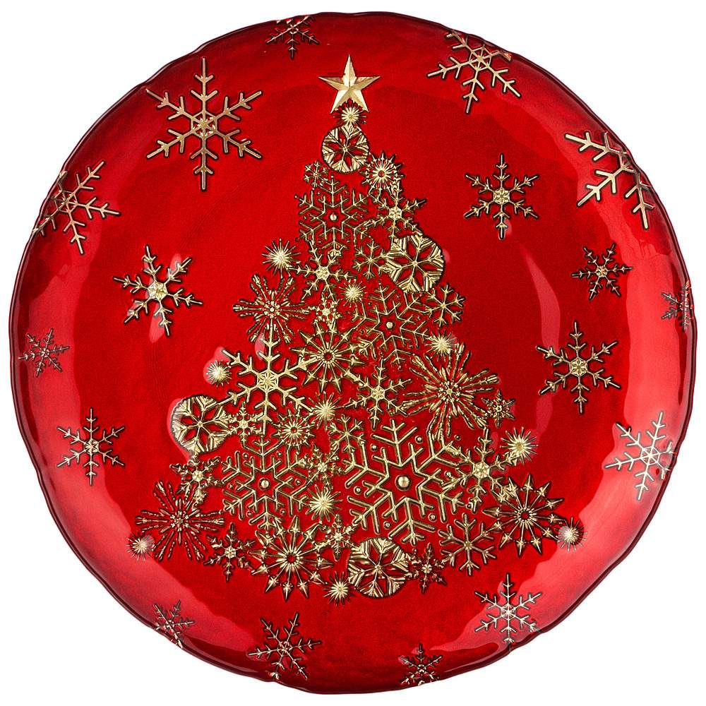 BRONCO Celebration Red Блюдо 336-170 d33см 