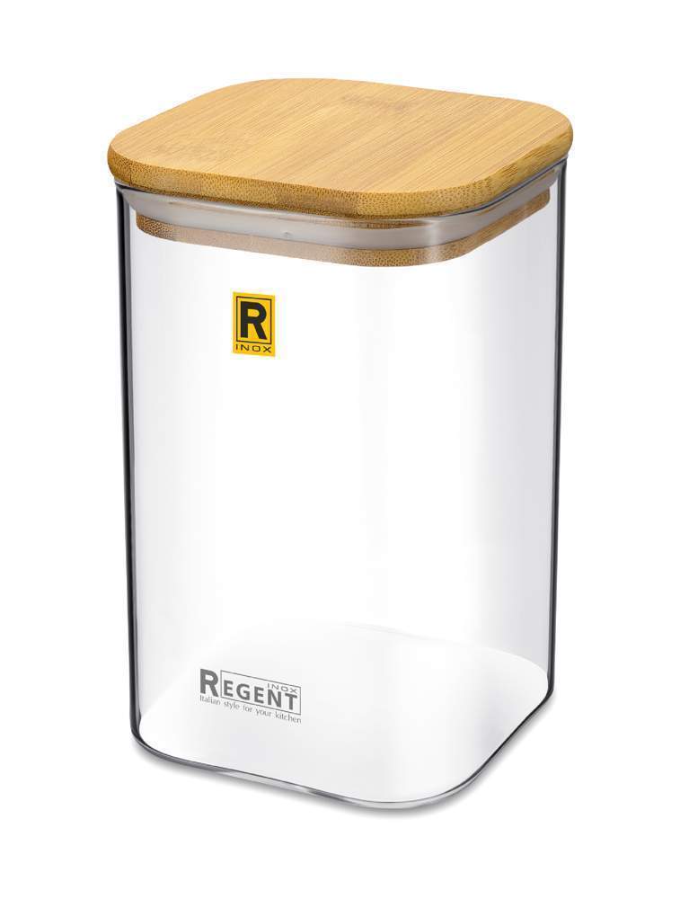 REGENT INOX Linea Desco Банка 93-DE-CA-04-950 д/сыпучих 0,95л стекло  