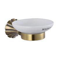 Мыльница MAGNUS под Бронзу  95004  керамич. с креплением к стене
