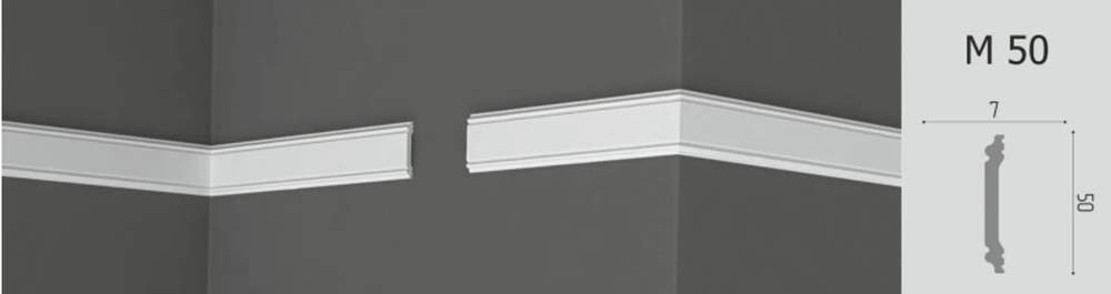 Молдинг XPS POLYMER М 50 50*7/33