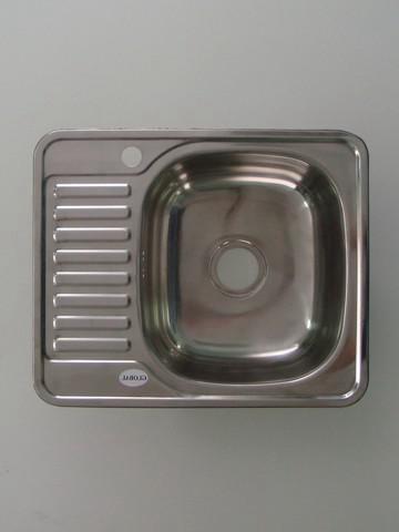 Мойка FABIA врезная 58х48  0,8мм глуб.18см правая WW5848R