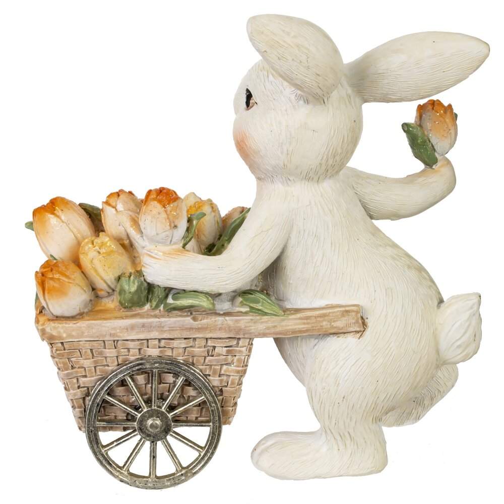 REMECO COLLECTION Фигурка декоративная 816227 Заяц 10х5х11см полимерные материалы