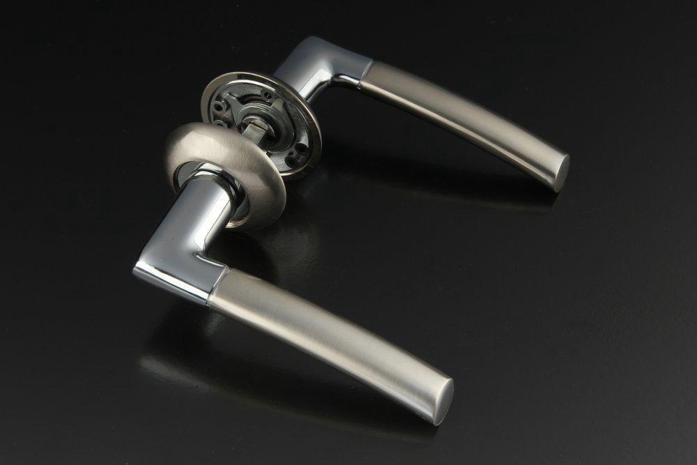 Ручка дверная RAP  6 SN/CP бел.никель/хром  RUCETTI 