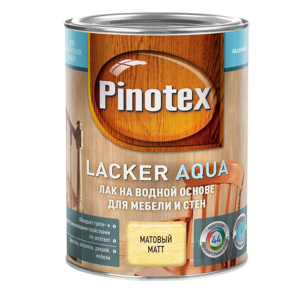 Лак Pinotex/Omnitex Lacker Aqua матовый 1л  5254104