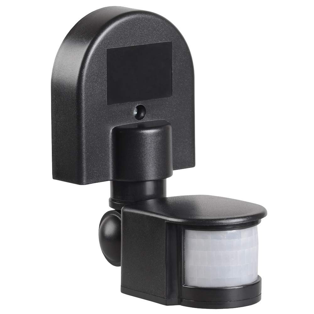 Детектор движения ДД 008  1100Вт угол. обз. 180град. дальн.12м IP44 черн. ИЭК LDD10-008-1100-002