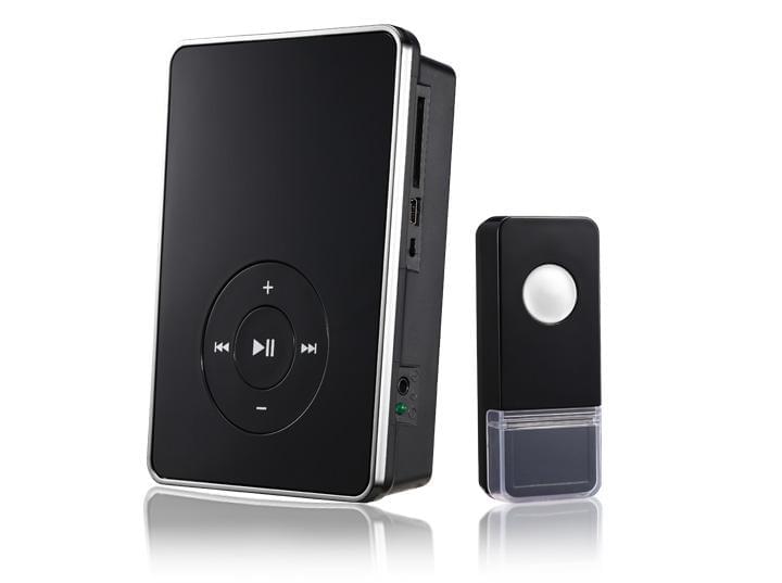 Звонок дверной  DBQ09M WL MP3 16M  IP44  Черный