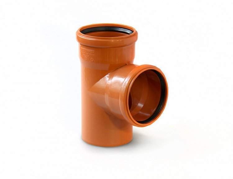 Тройник кан. наружная RTP  200/200/90  пвх  /Рыжая/