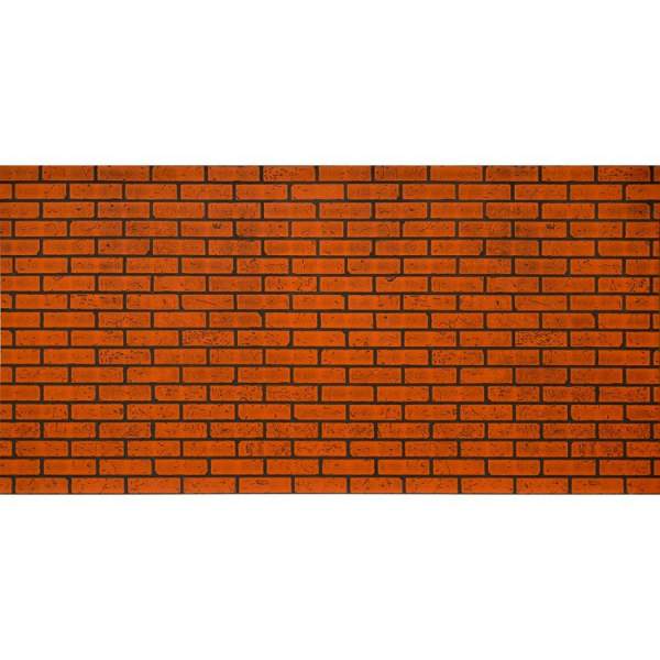 Панель лист.  ХДФ 1,22х2,44х6мм Кирпич/Кирпич натур.
