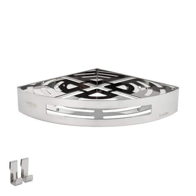 Полочка BRIMIX лит.угловая.одинарная из нерж. стали. 5657