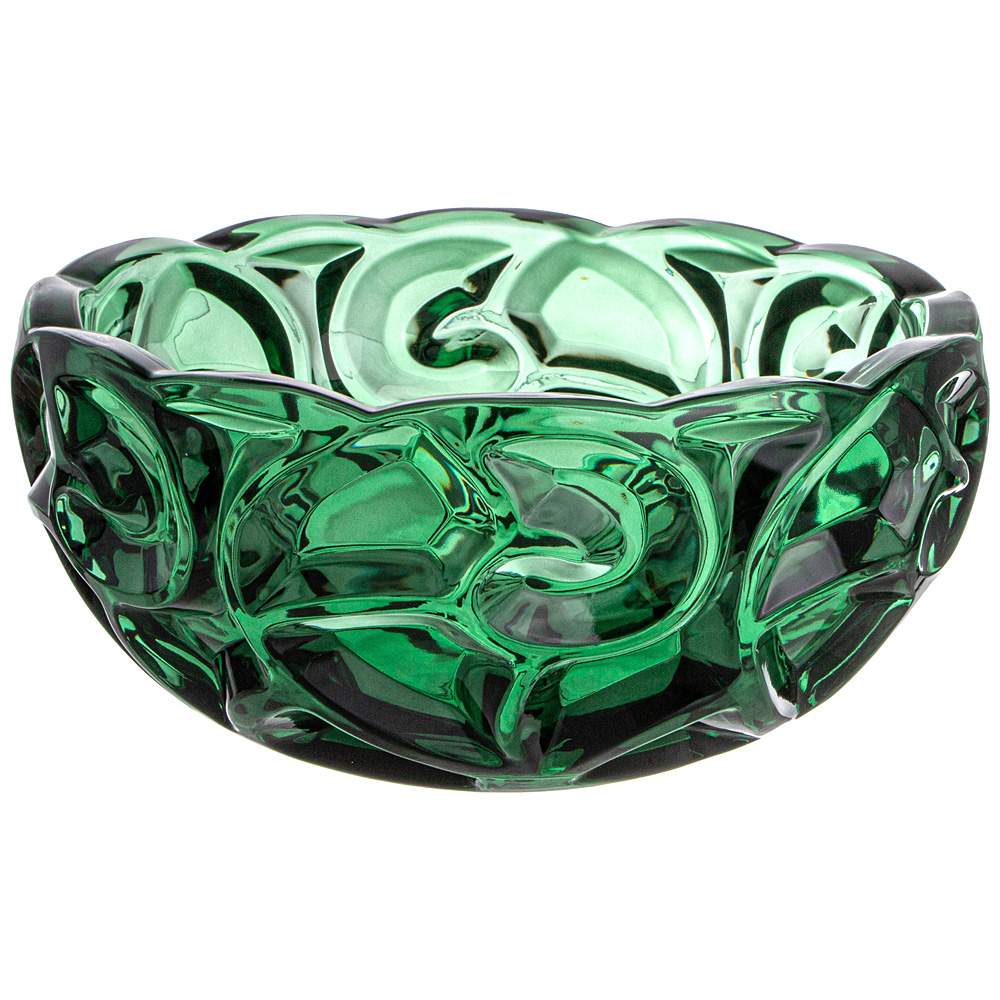 LEFARD Ваза 695-071 Elegia Emerald д/конфет и фруктов 24,5х11,5см