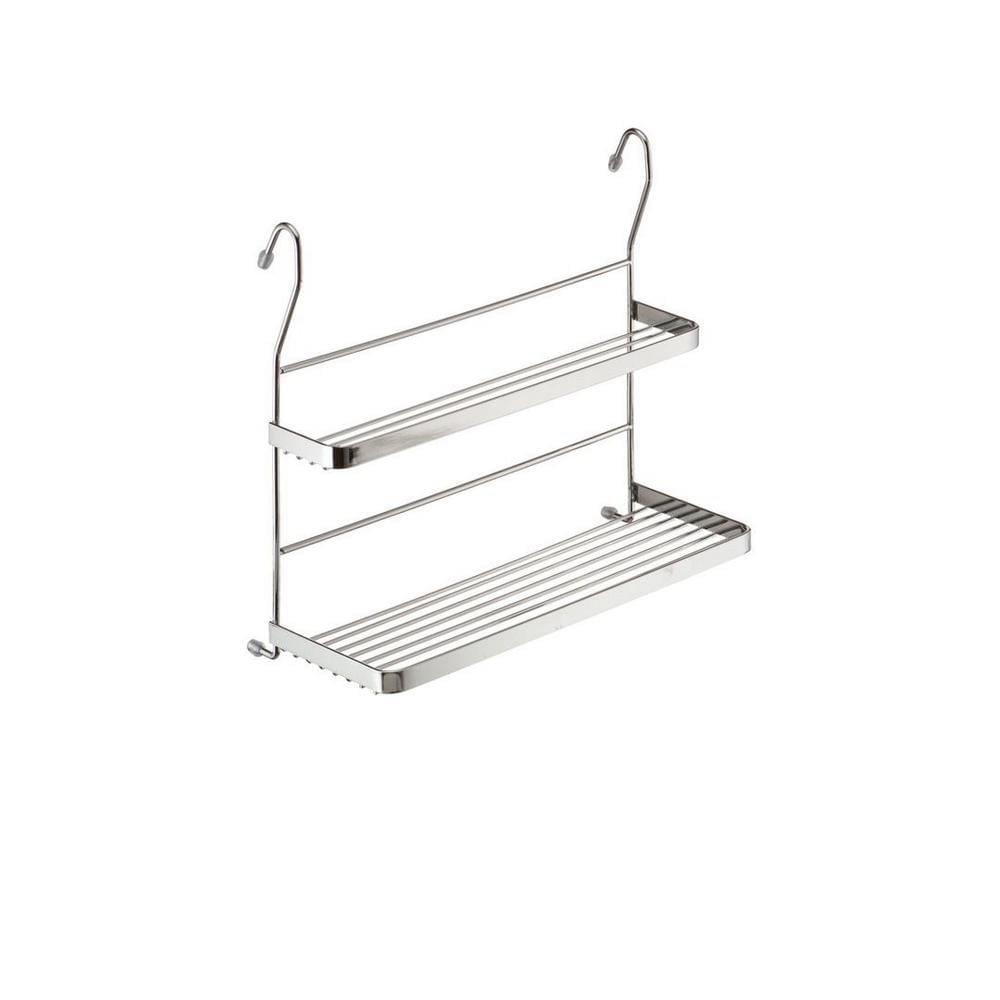 Полка  Хром  YJ-G212  2х-ярусная  MIX  340х150х300мм