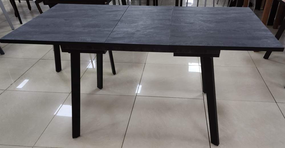 Стол Олимп опора 668 раскладной  ЛДСП Угольный камень К353