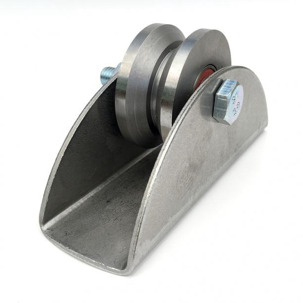 Ролик металлический d65 под угол на платформе  7880 / Р3616