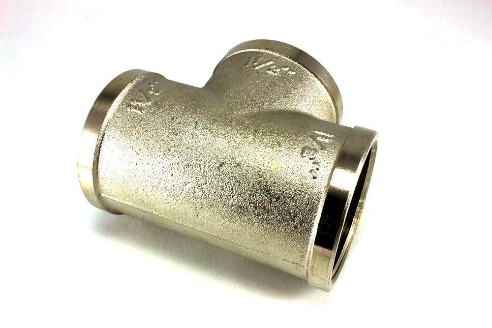 Тройник  1 1/2" хром VTr.130.N.0008