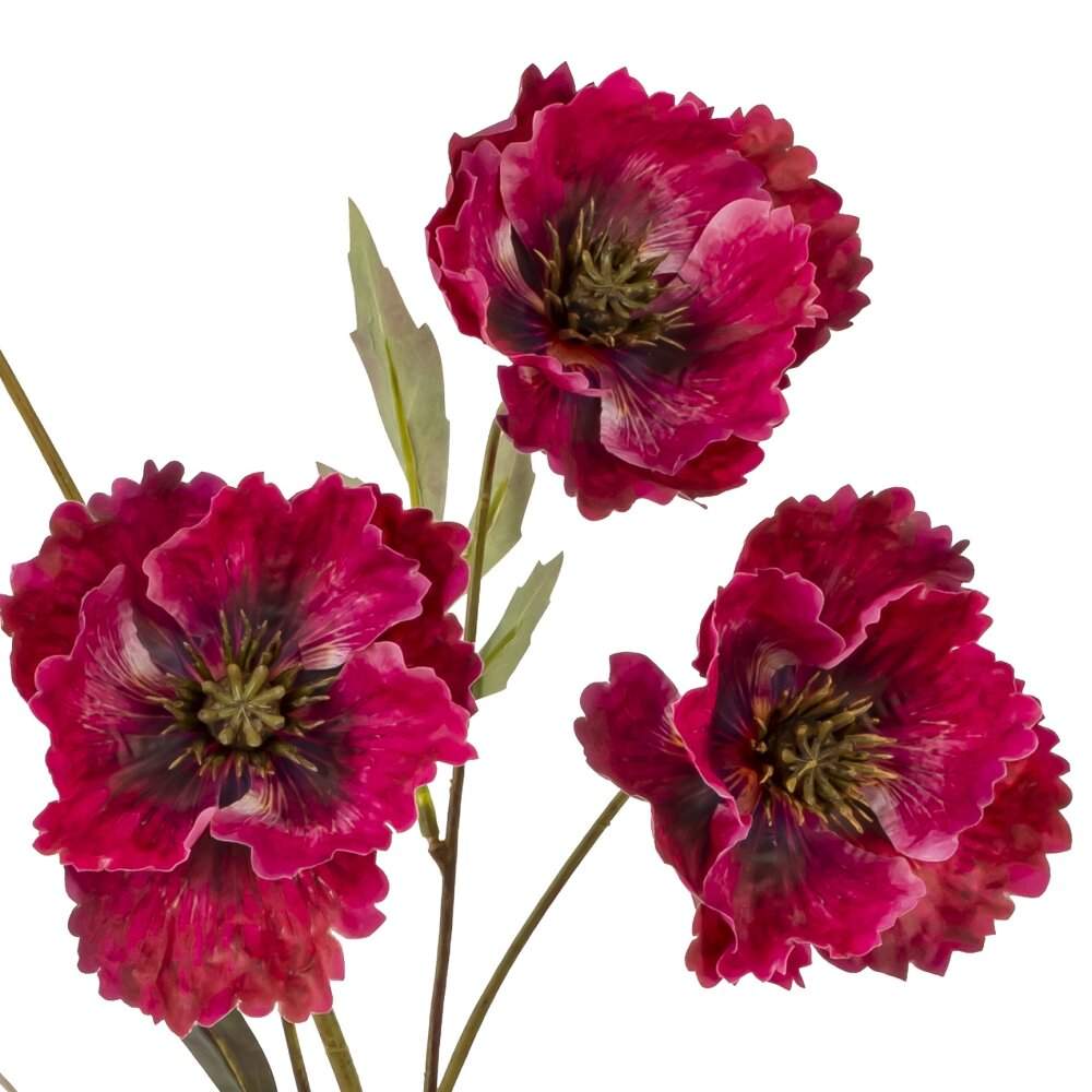 REMECO COLLECTION Цветок 800563 искусственный Мак 18х18х70см