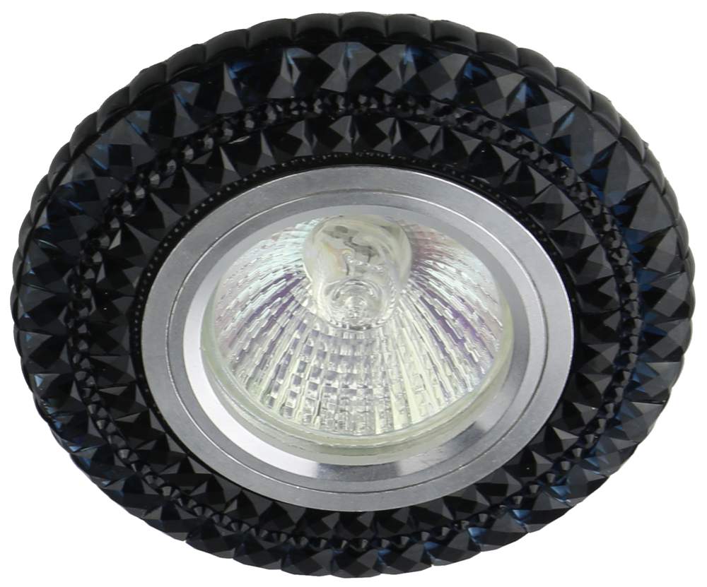 Светильник галогенный FT 964  SLBK SMD/MR 16  4000K  черный прозрачный