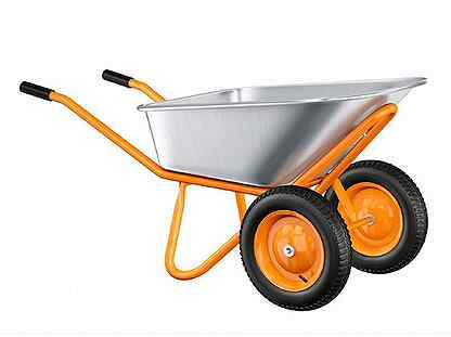 Тачка строит. 2-колес.110л  250кг на пневмо колесе  Б-2