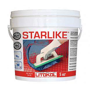 Затирка Litochrom  Starlike  С.390  Artic Blu bucket  2,5кг