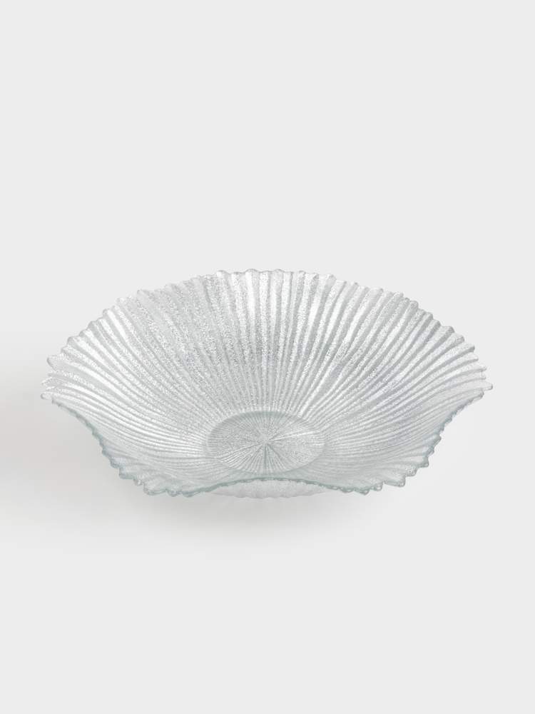 ANNA LAFARG Avila серебро Ваза д/фруктов 32х7см стекло ANLAF-1103-1909038