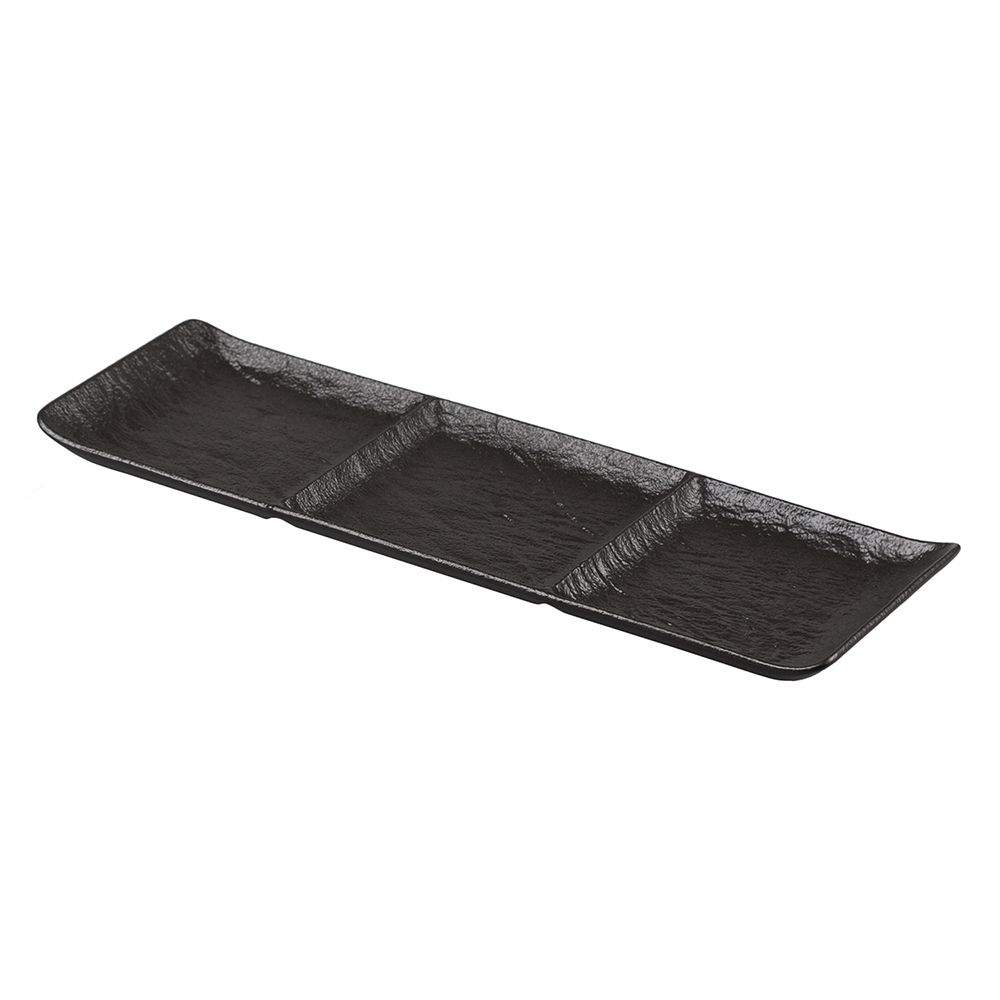 P.L. Proff Cuisine Black Raw Steller Блюдо д/подачи 81223482 40х13х2,8см (16/4)
