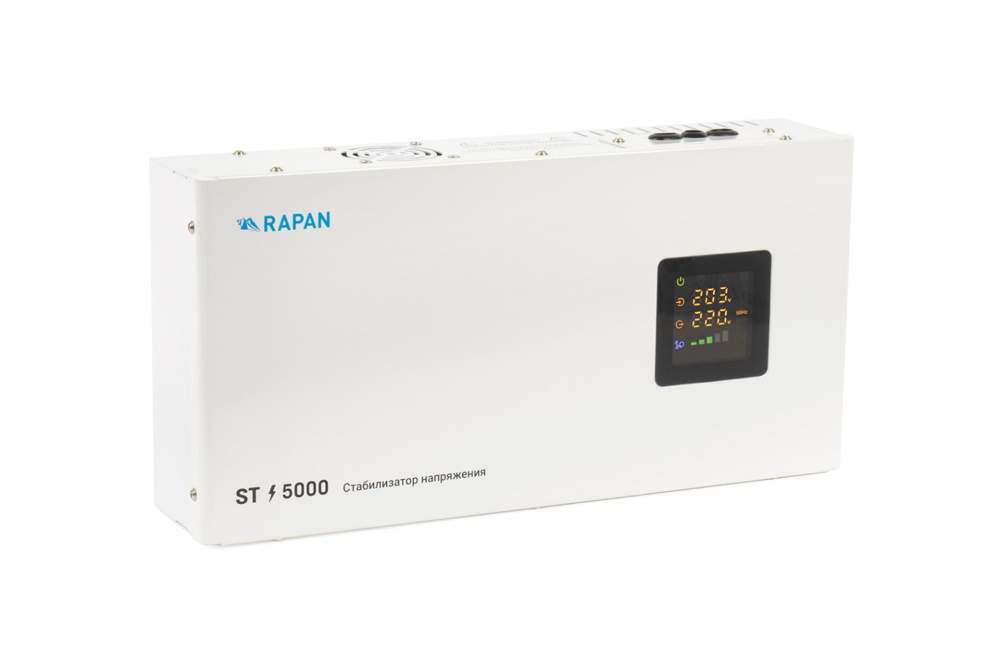 Стабилизатор RAPAN ST-5000   , 5000ВА , Uвх. 100-260В  8903