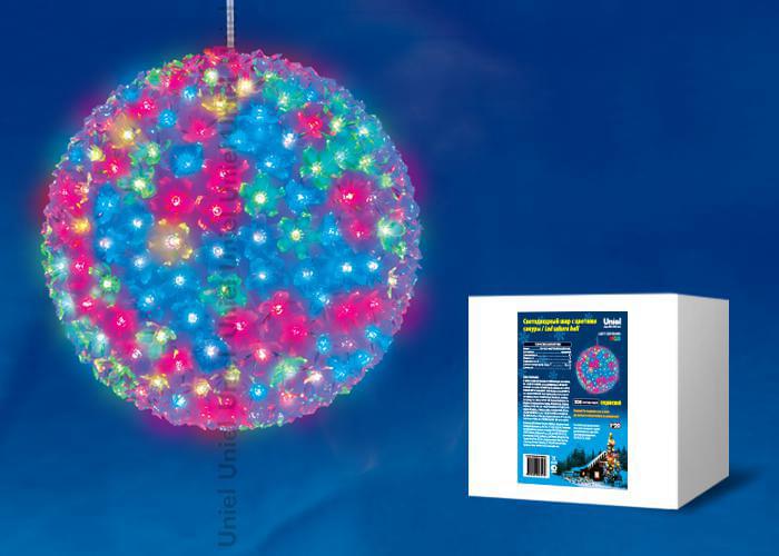 Фигура с/д ULD-H2727-300/DTA RGB IP20 Sakura Ball  D27см  Шар с цветами сакуры 09577