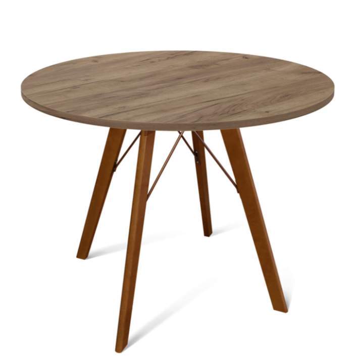 Стол Sheffilton SHT-TT 90 ЛДСП Т224 темный орех/дуб галифакс табак TU9 