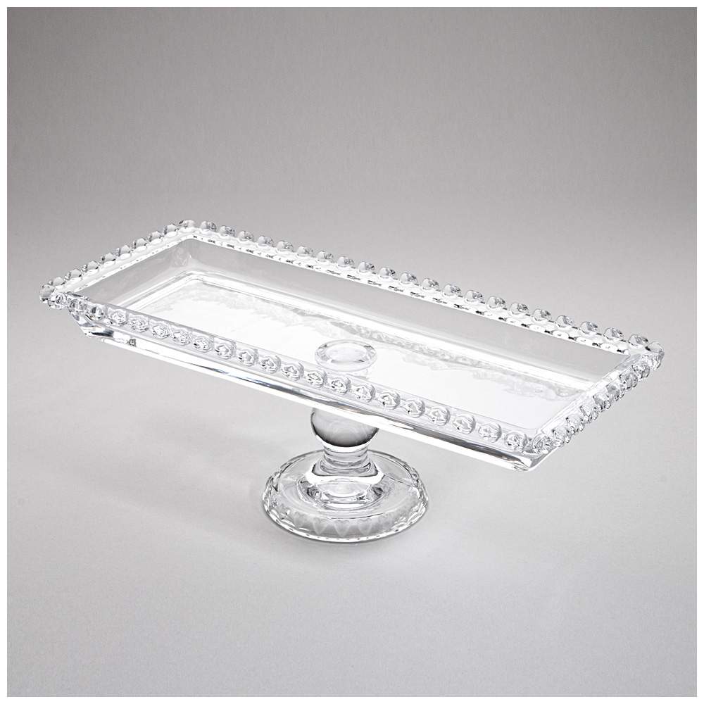 LEFARD Блюдо 691-114 Sweety на ножке стекло 30х13х10см