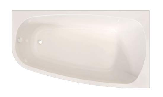 Ванна акрил. Рона 148*80 фронтально-торцевая панель,рама-подст.+слив-перелив с сифоном(правая)