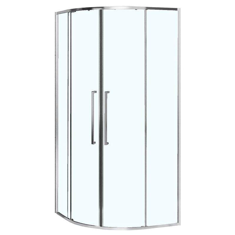 Душевое ограждение Шанхай AZ-S43-80-CH-CL ROD-80х80х195 проз. стекло 6мм проф.хром 