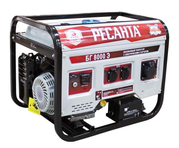 Электрогенератор  Ресанта БГ 8000 Э  64/1/48