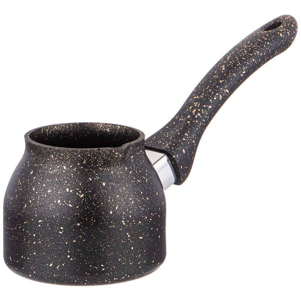 AGNESS Турка 936-547 Черное золото 350мл антипригарное покрытие   