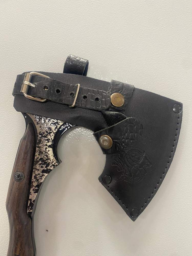 Чехол закрытый "Сварог" черный нат. кожа