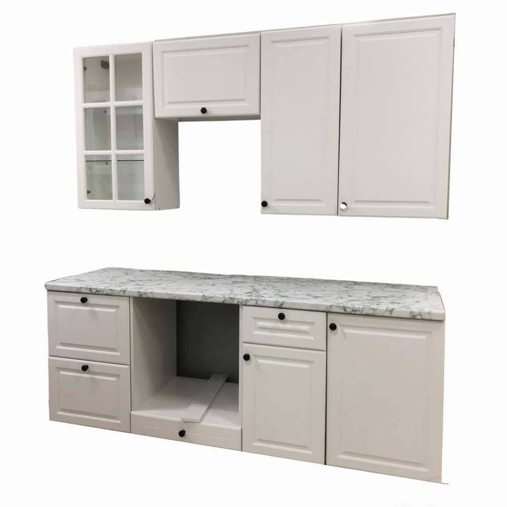 Набор кух/меб Верона 2 м. Белый софт/корпус белый/мрамор итальянский