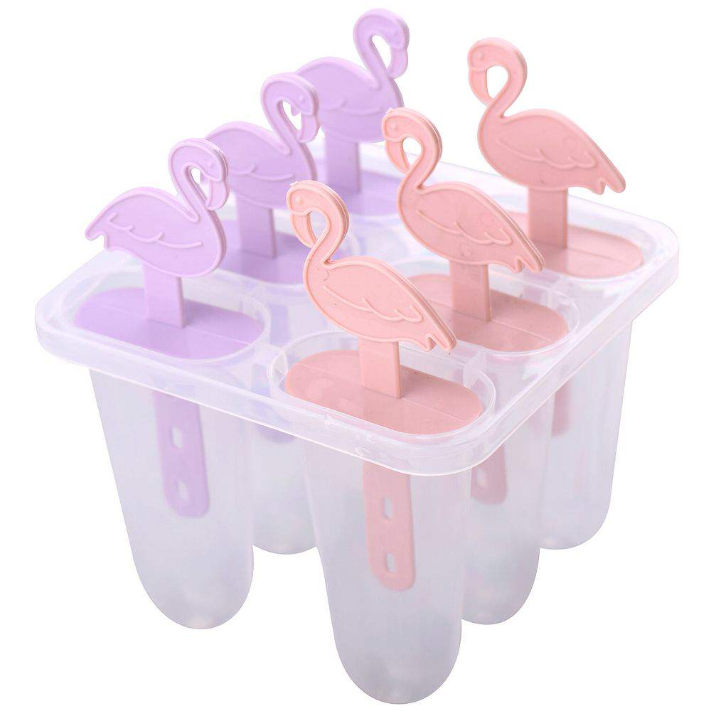 МУЛЬТИДОМ Форма VL80-356 д/мороженого Фламинго 6 ячеек  