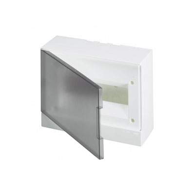 Бокс ЩРн-П- АВВ 12М  Basic E (с клеммами) серая дверь